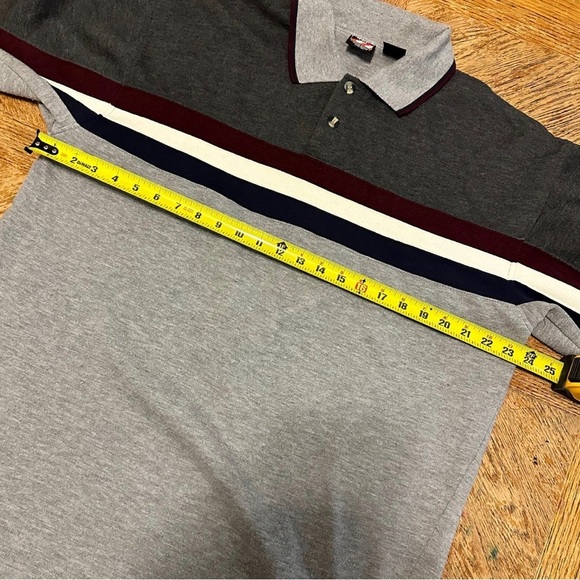 Vintage JC Penney Olympics USA Collared Sweatshirt Gray Burgundy Blue Size M - Picture 4 of 5